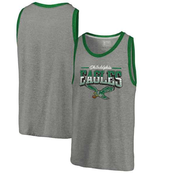 Philadelphia Eagles NFL Pro Line by Fanatics Branded Throwback Collection Season Ticket Tri-Blend Tank Top - Heathered Gray,We sell and wholesale Philadelphia Eagles NFL Pro Line by Fanatics Branded Throwback Collection Season Ticket Tri-Blend Tank Top - Heathered Gray on line form chian!